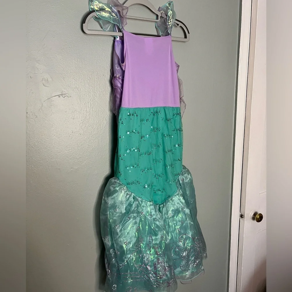 Disney Princess ARIEL The Little‎ Mermaid Girls Sequin Glitter Costume